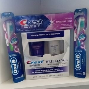 Crest 3D White Brilliance Whitening Set
